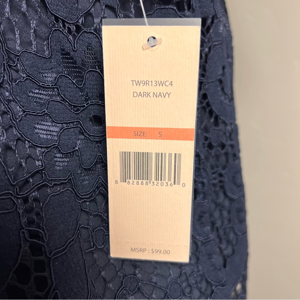 NWT Pretty Nanette Laporte layered lace top Sz S - Picture 9 of 10